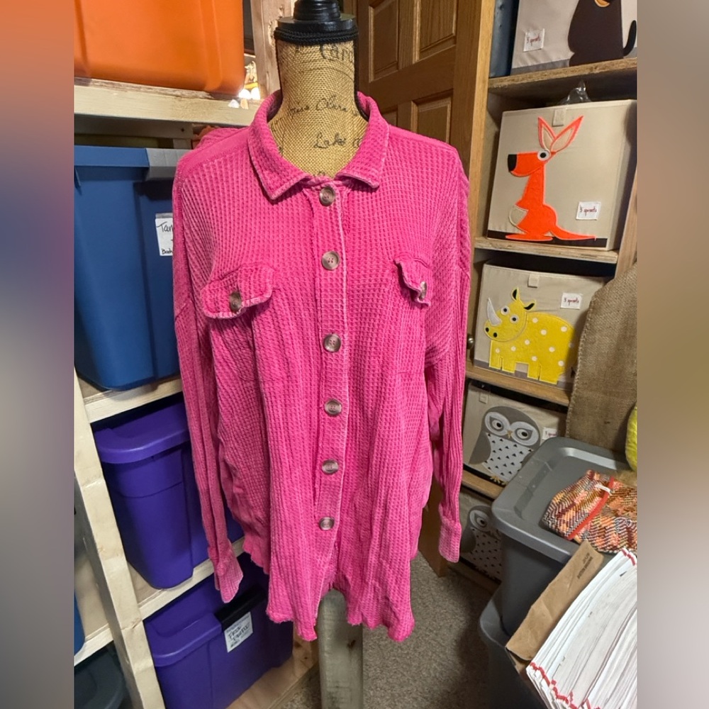 Zenana Outfitters Pink Jacket - Picture 6 of 16